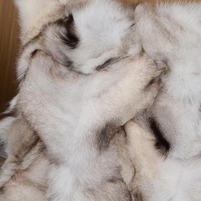Luxury Fox Skin Fur Throw Pillow Covers Patchwork Natural Fox Fluffy Throw - Image 7