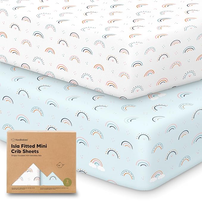 Pack and Play Sheets Fitted by KeaBabies