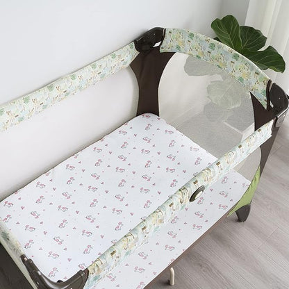 Pack and Play Sheets, Pack n Play Sheets | Mini Crib Sheets 2-Pack, Ultra Soft - Image 7