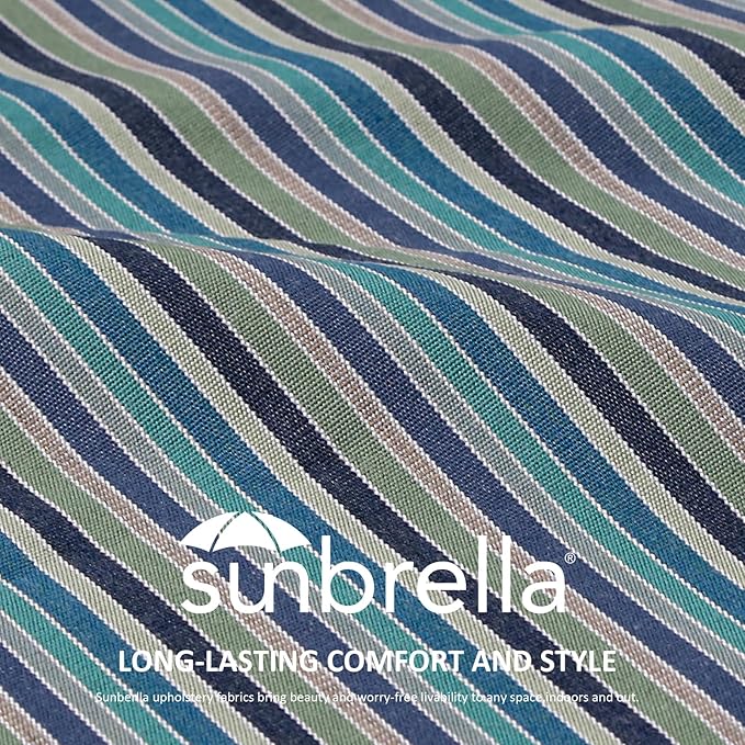 Sunbrella Outdoor Patio Chair Cushions Set, Water-Repellent, Fade Resistant - Image 2