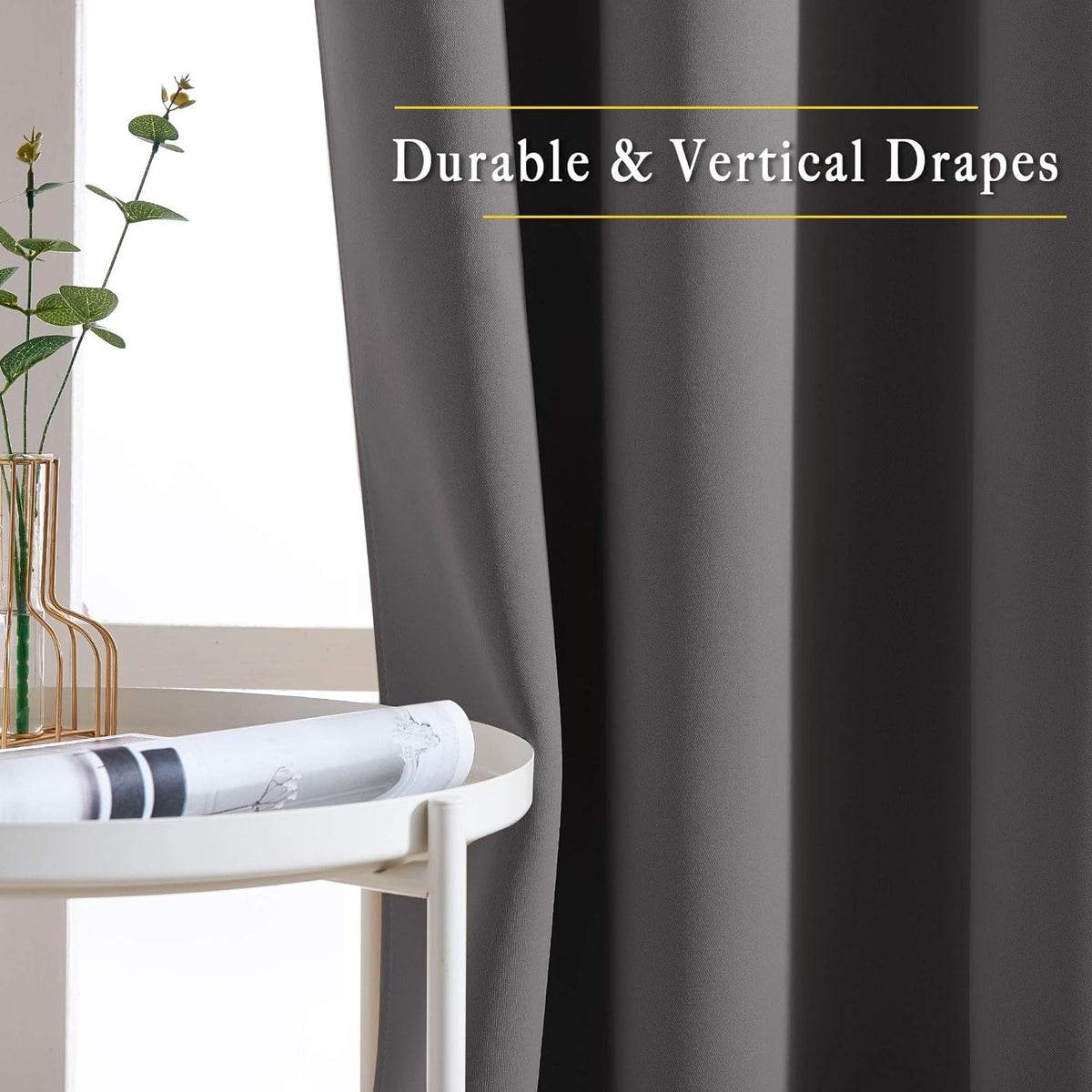 nicetown blackout curtains panels for bedroom - 3, close-up detail