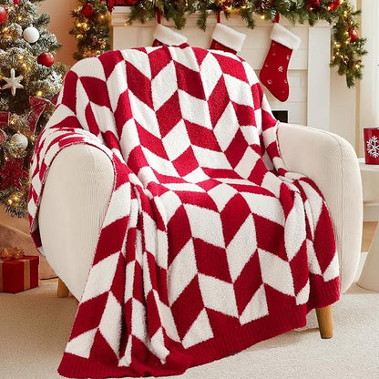 Snuggle Sac Chevron Red Throw Blanket by SnuggleSac