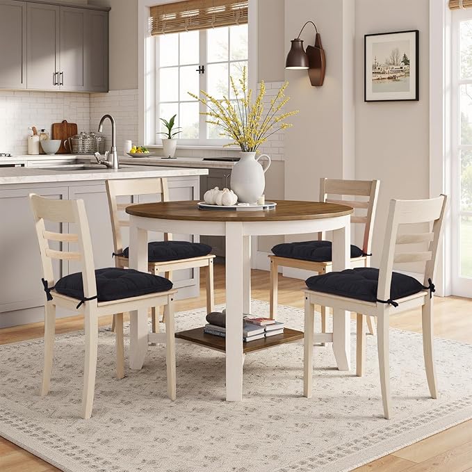 Chair Cushions for Dining Chairs, Tufted Foam Kitchen Chair, Non-Slip Seat - Image 7