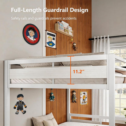 galnfu metal bunk bed full over full, heavy, package contents