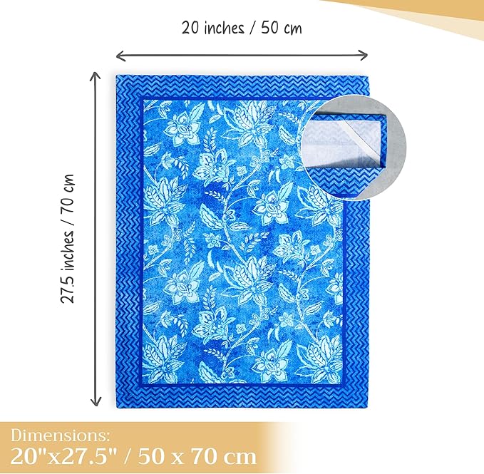 Maison d' Hermine Kitchen Towels Set of 3 100% Cotton 27.50" x 20" Reusable - Image 4