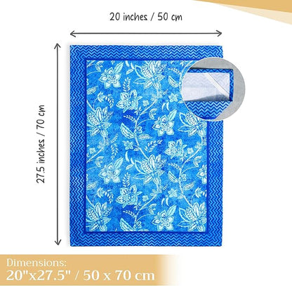Maison d' Hermine Kitchen Towels Set of 3 100% Cotton 27.50" x 20" Reusable - Image 4