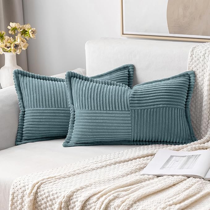 MIULEE Decorative Lumbar Throw Pillow Covers by MIULEE
