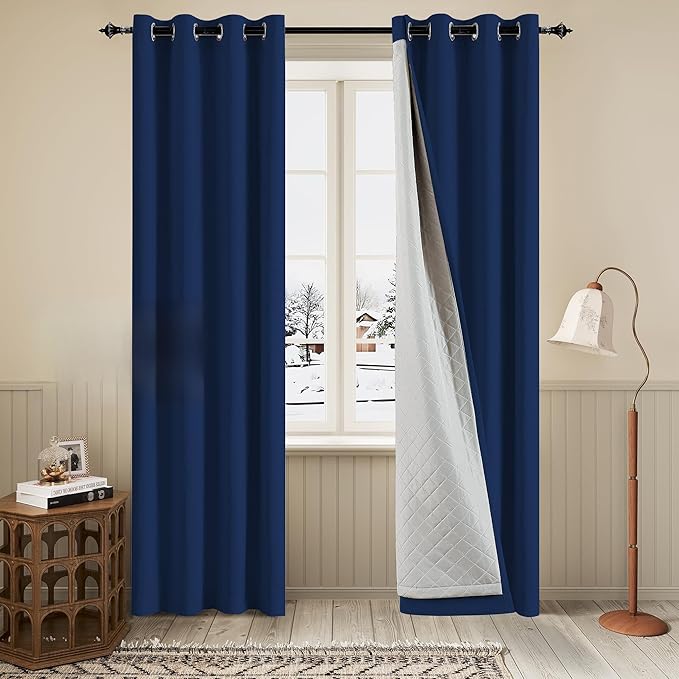 3-in-1 Thermal Grommet Blackout Curtains by OYRING