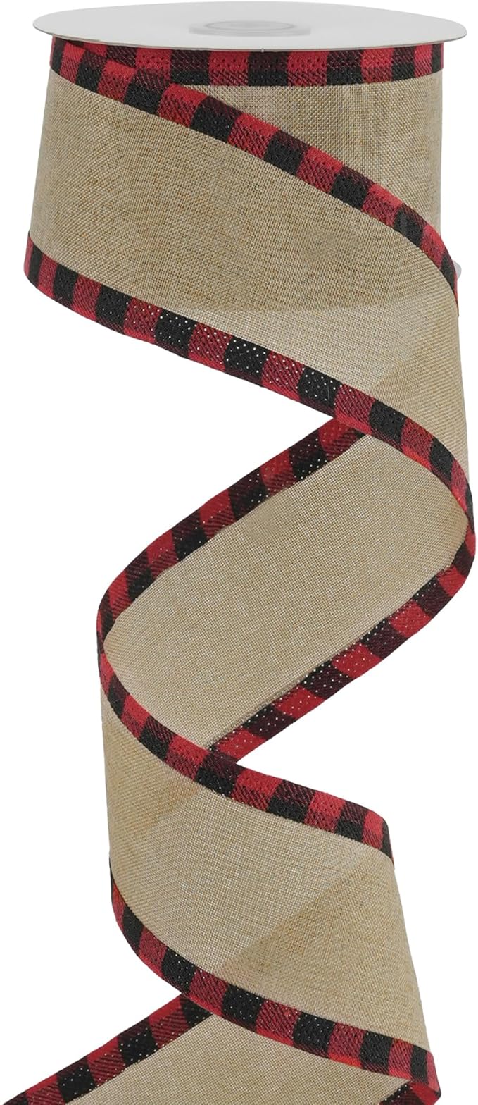MEEDEE Burlap Ribbon 2.5 Inch x 10 Yards - Image 7