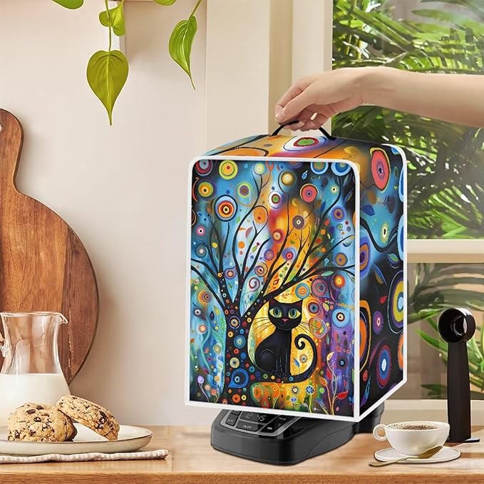 Modern Art Cat Coffee Maker Covers - Image 4