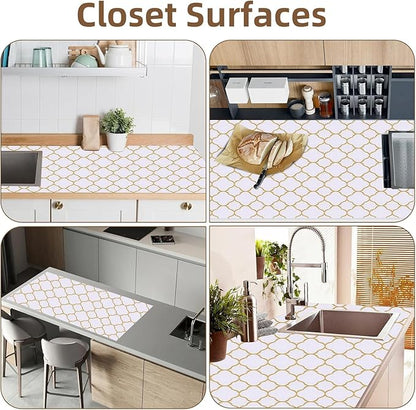 Shelf Drawer Liners for Kitchen Cabinets Non Adhesive Drawer Liner Thickened - Image 6