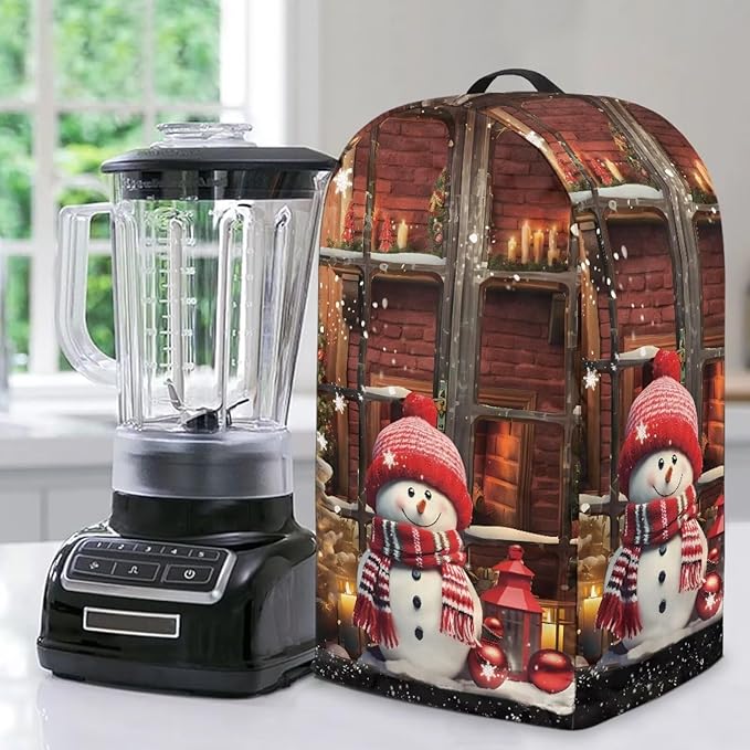 Christmas Snowman Blender Dust Covers by Annejudy