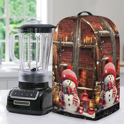 Christmas Snowman Blender Dust Covers by Annejudy