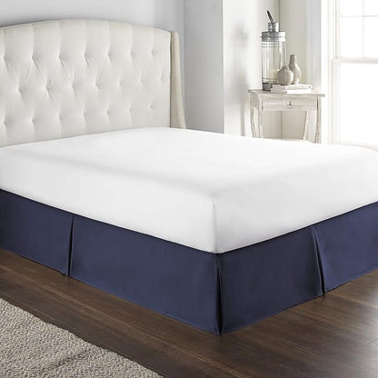 100% Cotton 800 Thread Count Box Pleated Bed Skirt by Unknown