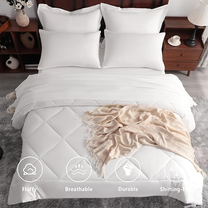 NTBAY Queen Comforter Set with Sheets, 7 Pieces Soft and Breathable Queen - Image 2