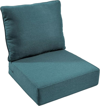 Outdoor Chair Cushion, 6 inch Thick Outdoor Cushions by moosprr