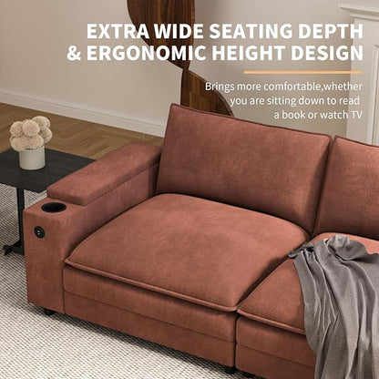 81.5" Loveseat Cloud Sofa Couch - Image 6