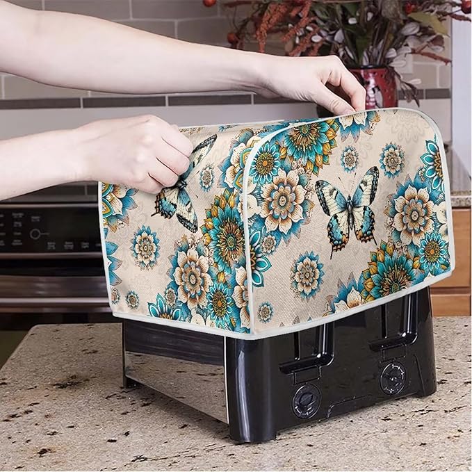 Boho Mandala Printed Toaster Cover - Image 2