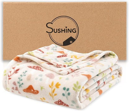 Luxury Printed Fleece Warm Blanket, Soft Lightweight Velvety Plush Throw - Image 6