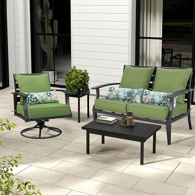 Aoodor Outdoor Chair Cushion, 24 x 24 Inch Water-Resistant, Fade-Resistant - Image 8