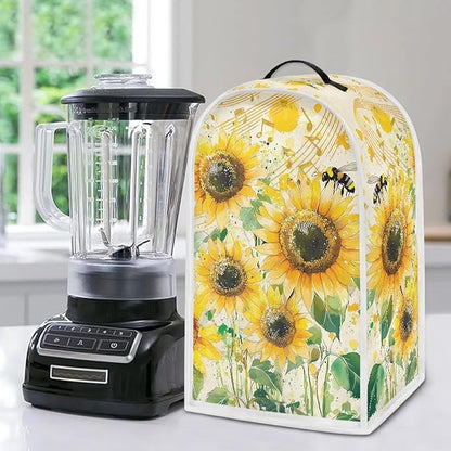 Blender Cover Sunflowers Machine Washable Small Blender Covers - Image 4
