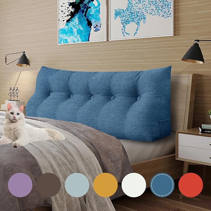 11 lbs Thickened Headboard Pillow Wedge Pillow Headboard Reading Pillow Bed - Image 3