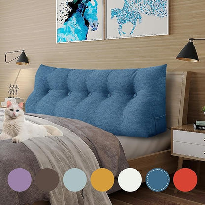 11 lbs Thickened Headboard Pillow Wedge Pillow Headboard Reading Pillow Bed - Image 3