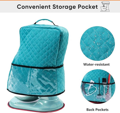 Stand Mixer Cover with Appliance Sliders Compatible with KitchenAd Mixer 6/7/8 - Image 5