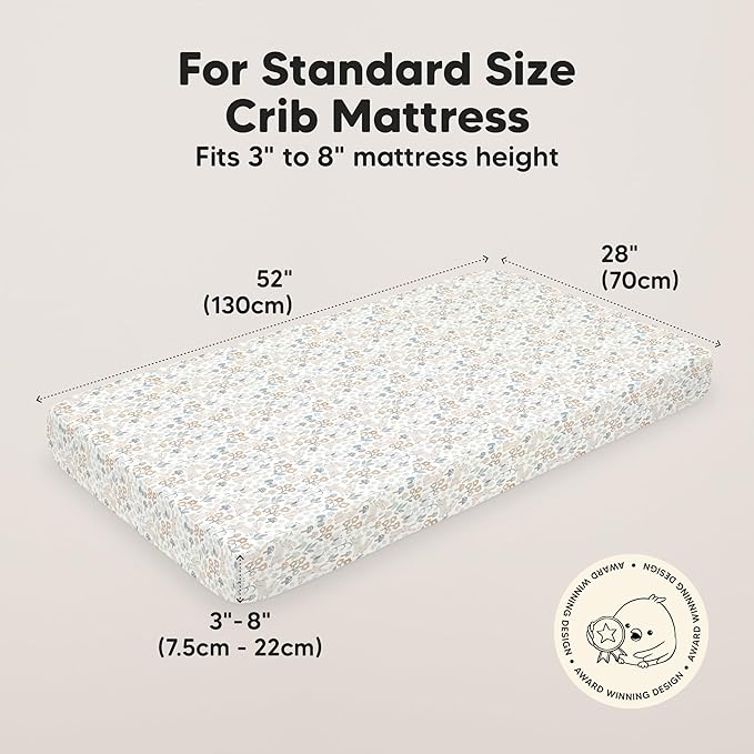 KeaBabies 2-Pack Baby Crib Sheets - Image 3