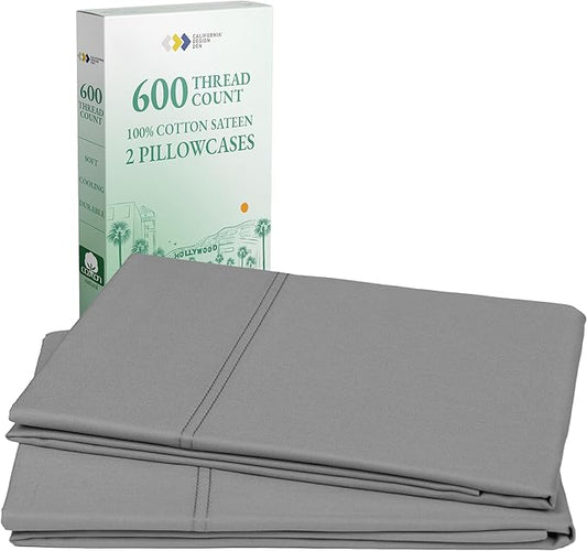 CALIFORNIA DESIGN DEN Luxuriously Soft Hotel Quality 600 Thread Count, 100% by CaliforniaDesignDen