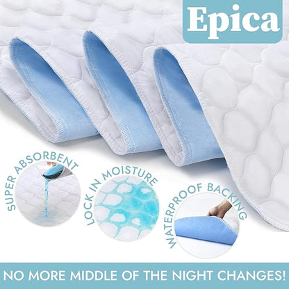 Epica Bed Pads Washable Waterproof - Image 3