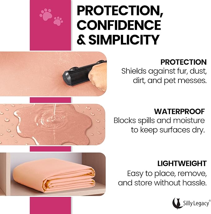 SILLY LEGACY Thin Reversible Waterproof Protective Cover or Liner - Image 5