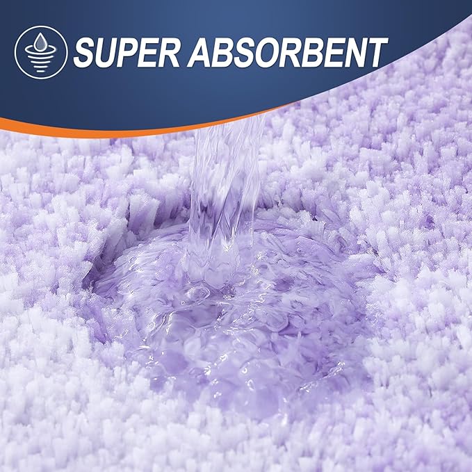 OLANLY Bathroom Rugs Mat 30x20, Extra Soft Absorbent Microfiber Bath Rugs - Image 4