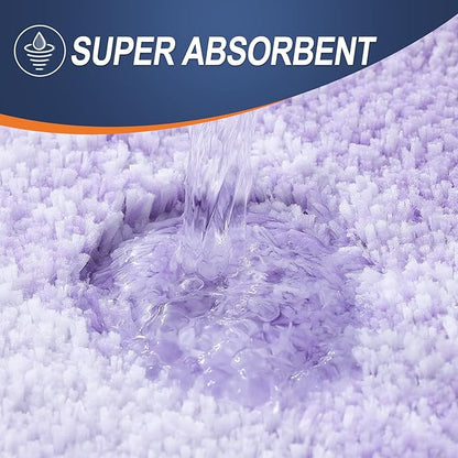 OLANLY Bathroom Rugs Mat 24x16, Extra Soft Absorbent Microfiber Bath Rugs - Image 4