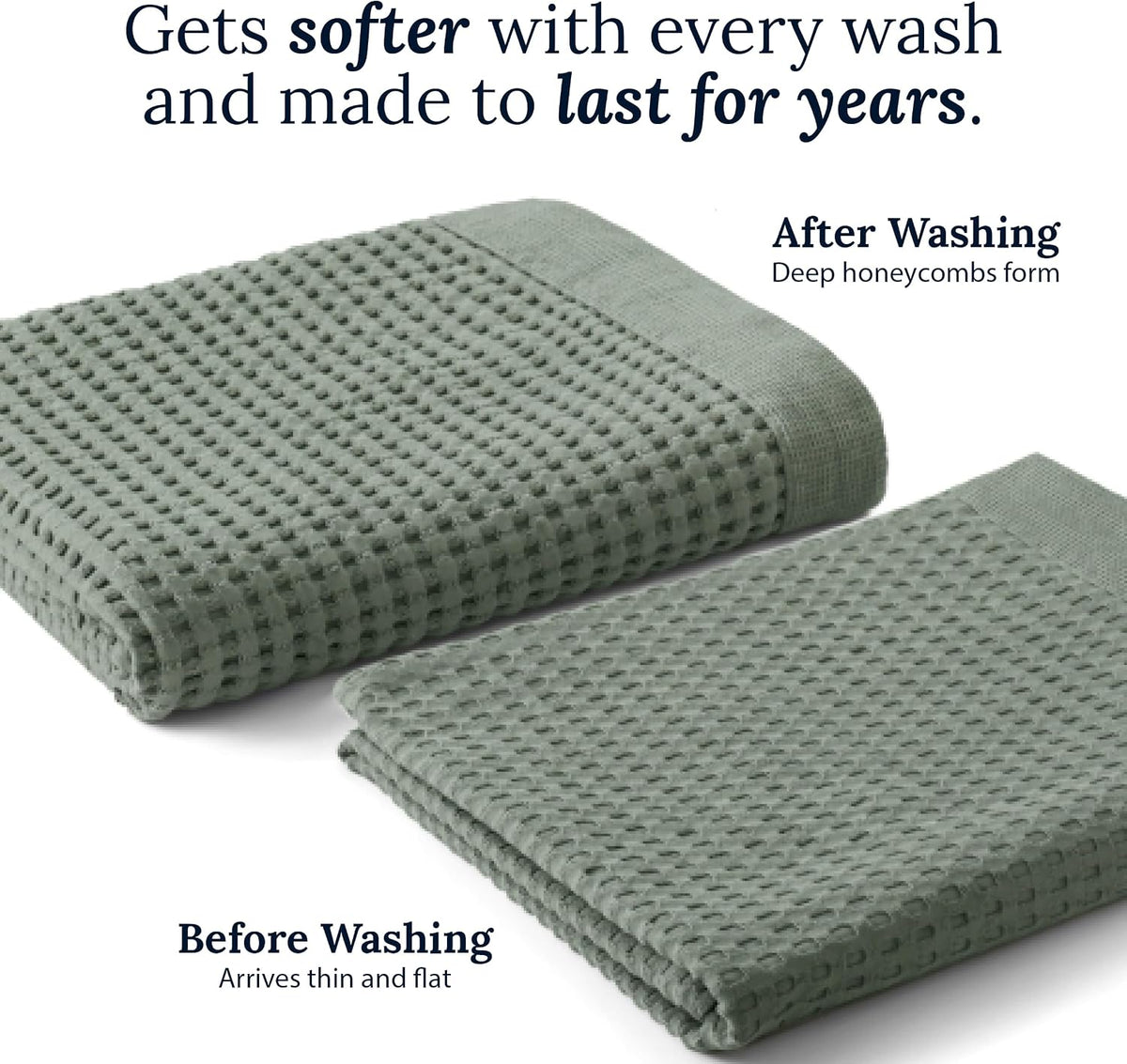 gilden tree waffle towels for bathroom luxury 100% showing dimensions