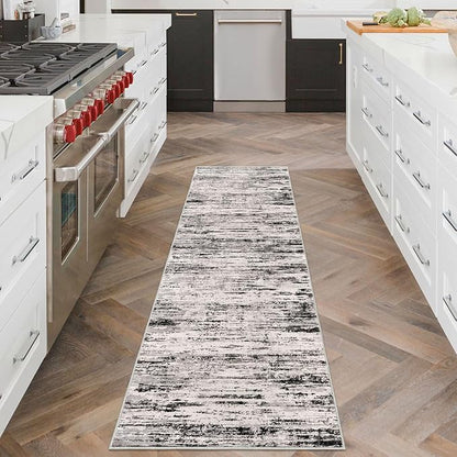 Modern Abstract Runner Rug 2x6 - Image 2