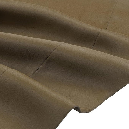 TWOPAGES Wheat Pinch Pleated Room Darkening Curtain 108 Inches Long, Solid - Image 5