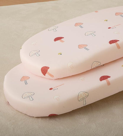 SDY Jersey Mushroom Bassinet Sheets - Image 9