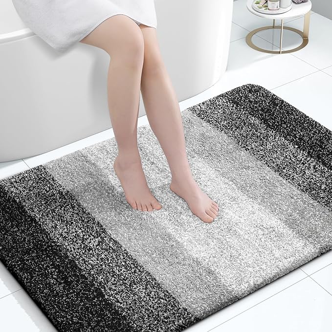 OLANLY Bathroom Rugs Mat 44x32, Extra Soft Absorbent Microfiber Bath Rugs by OLANLY