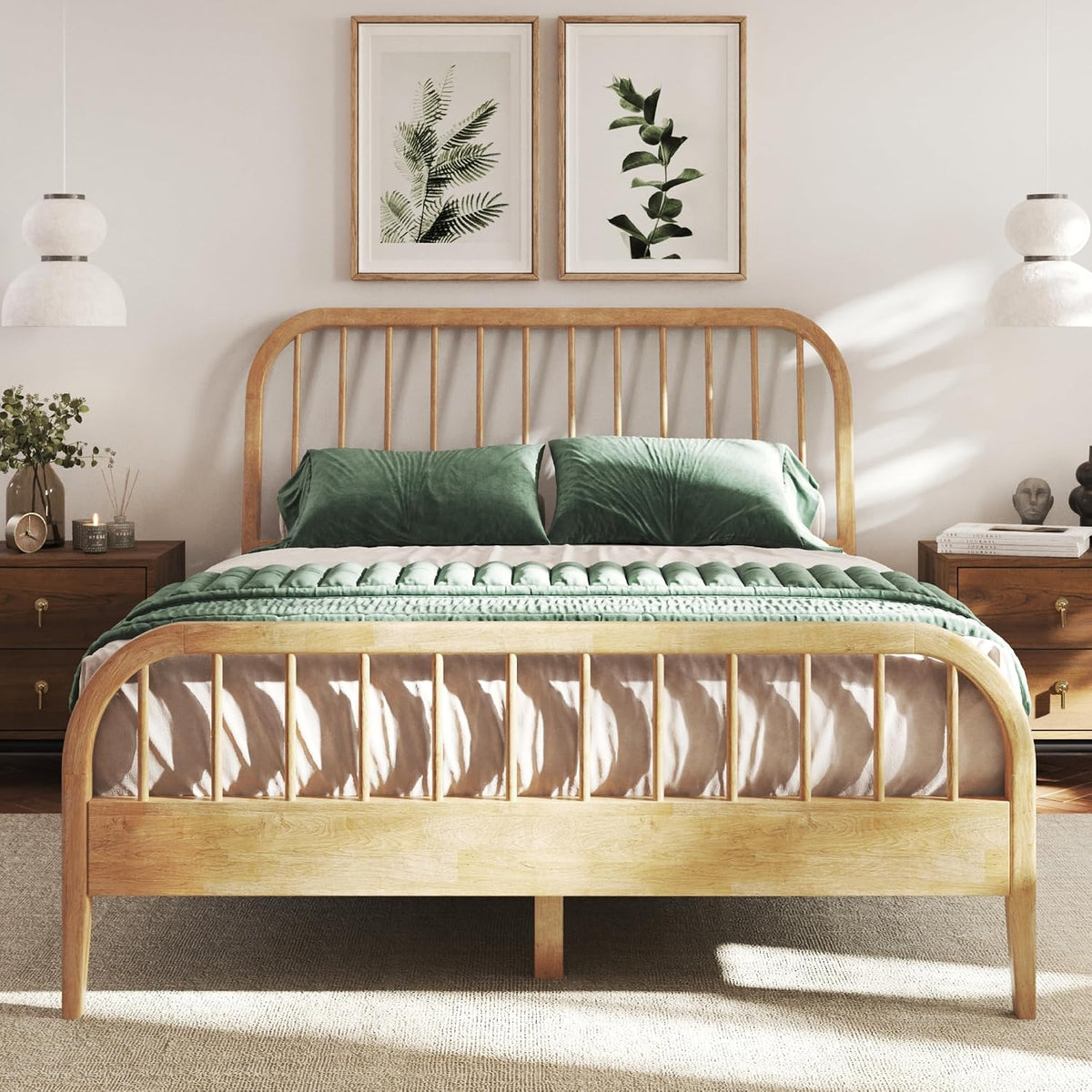 dg casa wesley solid wood king size bed, main product view