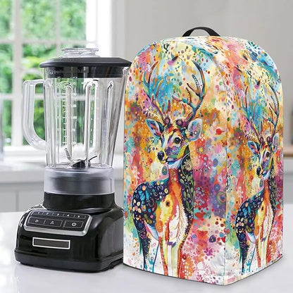 Colorful Deer Blender Dust Cover by Unknown