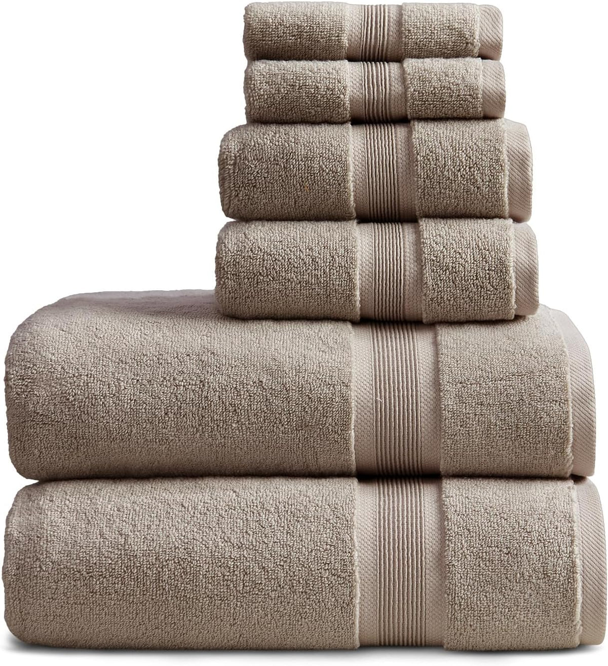 springtree home luxury bamboo rayon bath towel set, main product view