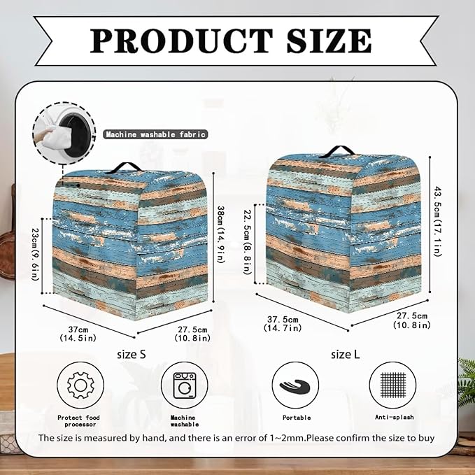 Stand Mixer Covers Protector Kitchen Aid Mixer Cover Wood Design Appliance Dust - Image 6