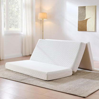 amerlife 6" queen tri-fold memory foam mattress with, view 9