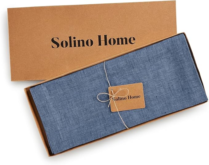 Solino Home Linen Table Runner 132 Inches Long - Image 5
