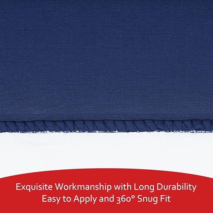 Waterproof Pack and Play Mattress Cover 2 Pack, Soft Quilted Pack and Play - Image 3