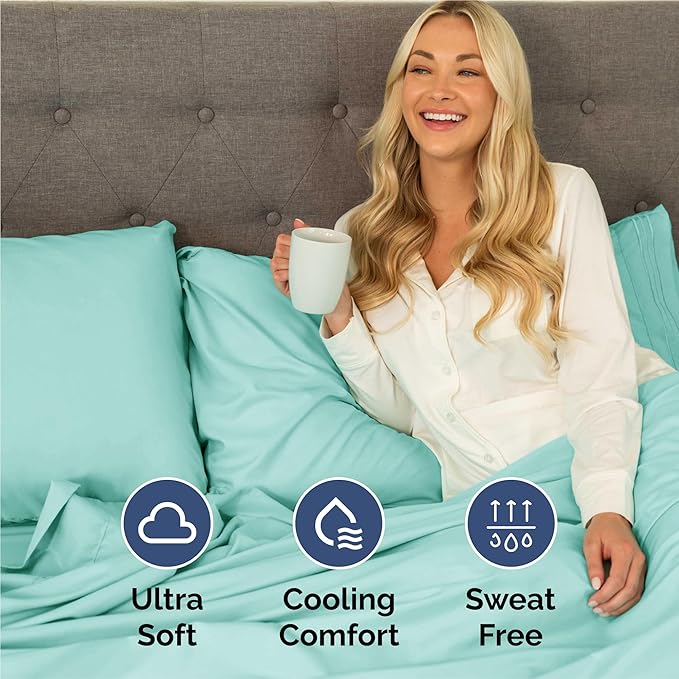 King Size 4 Piece Sheet Set - Image 4