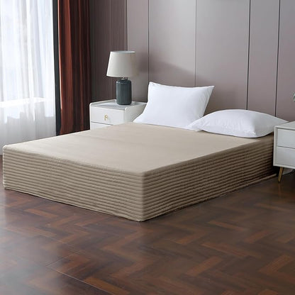 Queen Bed Skirt-Box Spring Cover - Image 6