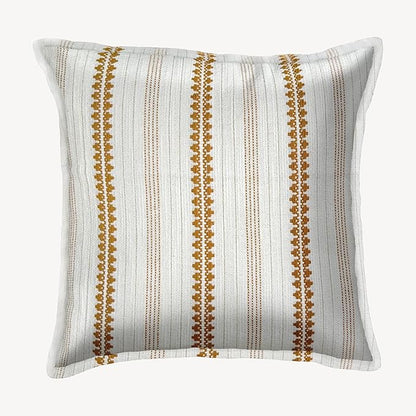 SanVia Sunshine Premium Cotton Throw Pillow Covers, 20 x 20 Inches, Artisan Made by SanVia