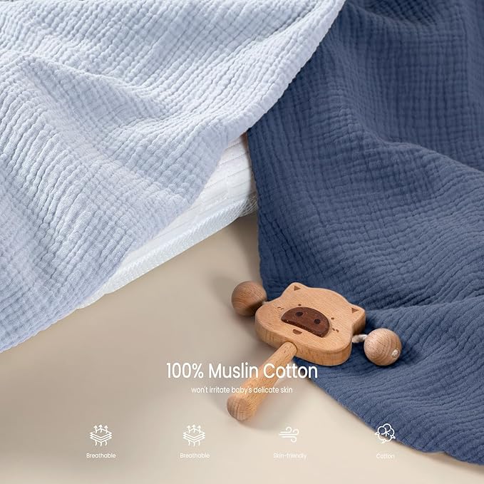 lulumoon Muslin Bassinet Sheets - Image 4